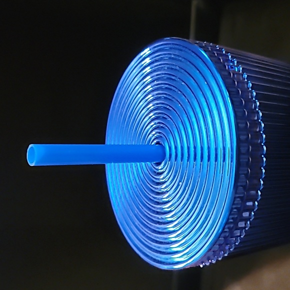 Starbucks Summer 2024 Metallic Sapphire Blue Pleated Venti Tumbler - Picture 6 of 7